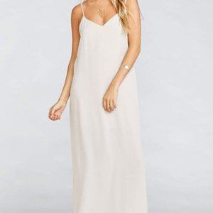 Jolie Maxi Dress ~ Show Me the Ring Crisp-Large